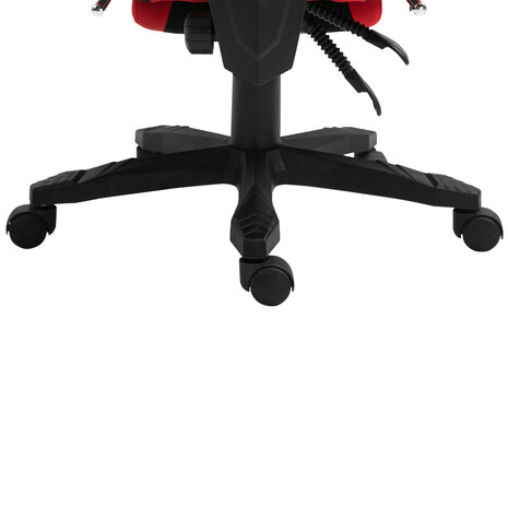 Game Stoel - Gaming stoel - Gaming chair - Met voetensteun - Racing style - Zwart/Rood