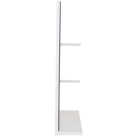 Badkamerspiegel met 3 planken- Badkamer accessoires-  Spiegel - Wandspiegel -  L60 x B10 x H48 cm