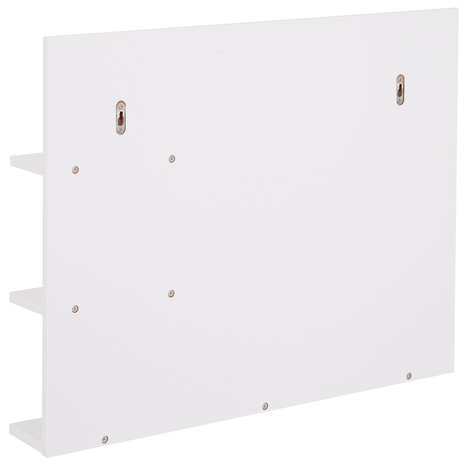 Badkamerspiegel met 3 planken- Badkamer accessoires-  Spiegel - Wandspiegel -  L60 x B10 x H48 cm