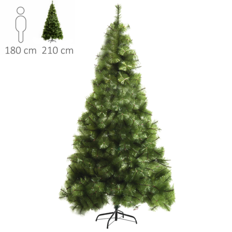 Kerstboom - Kunstkerstboom - Kunstkerstboom 210 cm - H 210 x B 90 cm