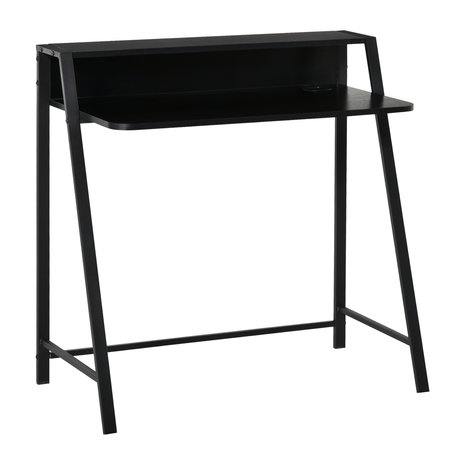 Compact Bureau - Schrijftafel - Computerbureau  - Bureautafel - 84 x 45 x 85cm - Zwart