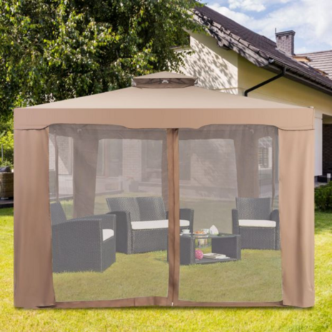 Partytent bruin