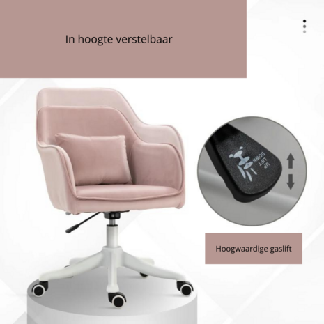 Bureaustoel met massagefunctie 