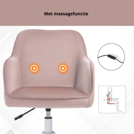 Bureaustoel met massagefunctie 