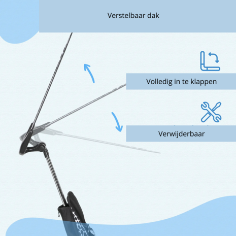 Driewieler met duwstang 