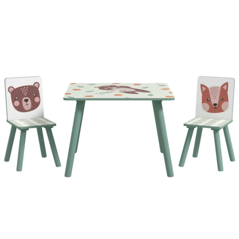 Kindertafel met stoeltjes 