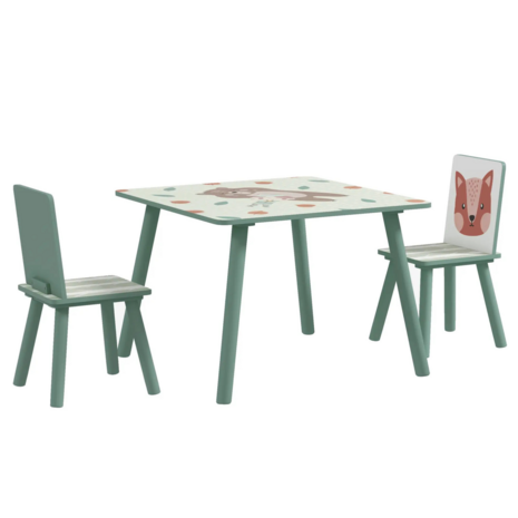 Kindertafel met stoeltjes 