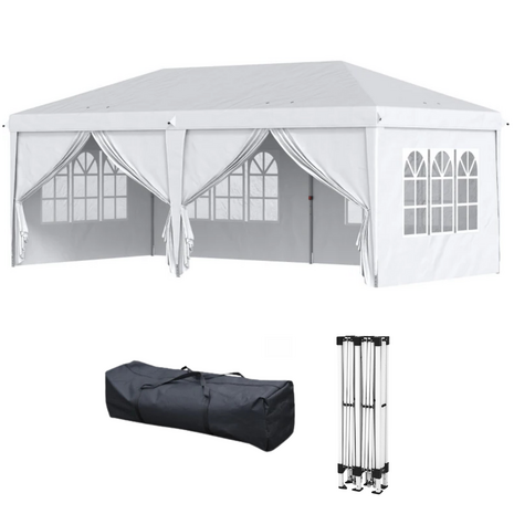 Easy up partytent 6x3 m