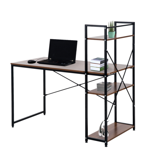 Bureau - Computertafel - Modern Design - Met Rek - Laptopbureau - 4 ...